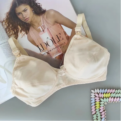 Stage Wireless Nursing Bra Front Opening Buckle Full Cup Breast Feeding Bra